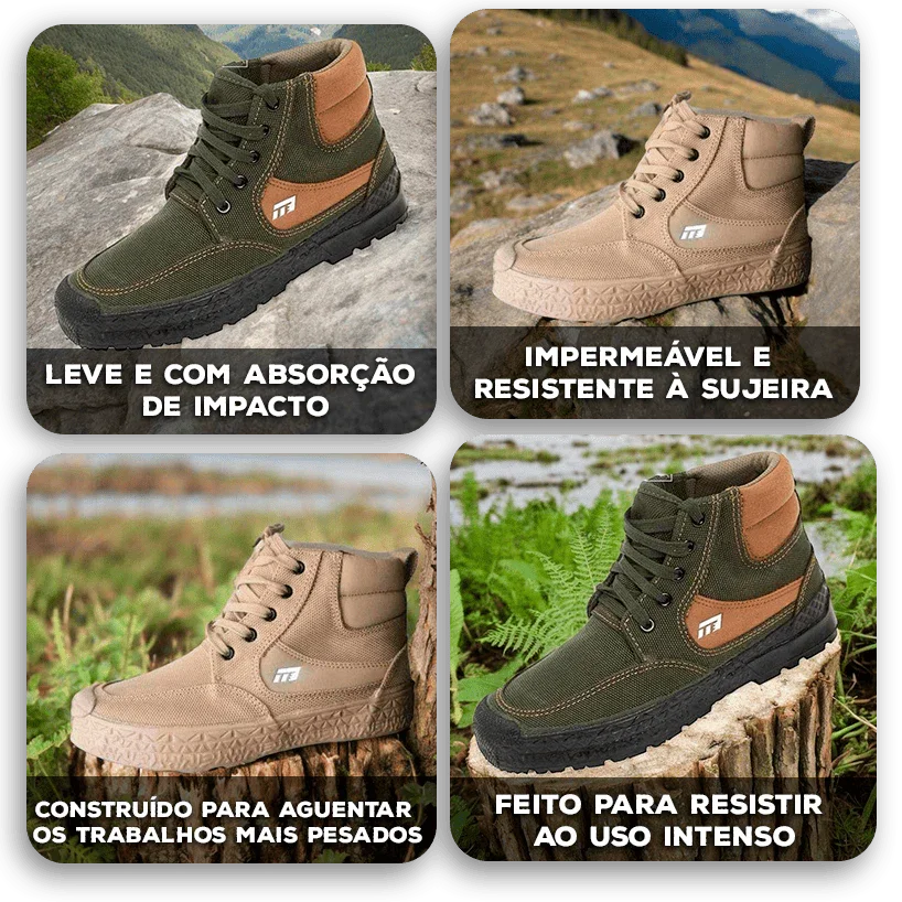 Coturno Tactical Edge™ / Resiliência, Conforto e Durabilidade em Qualquer Terreno!!!