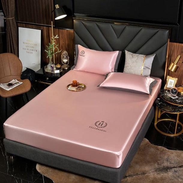 Conjunto Sleep Luxury™ / Lençol de Seda Cetim + Fronhas