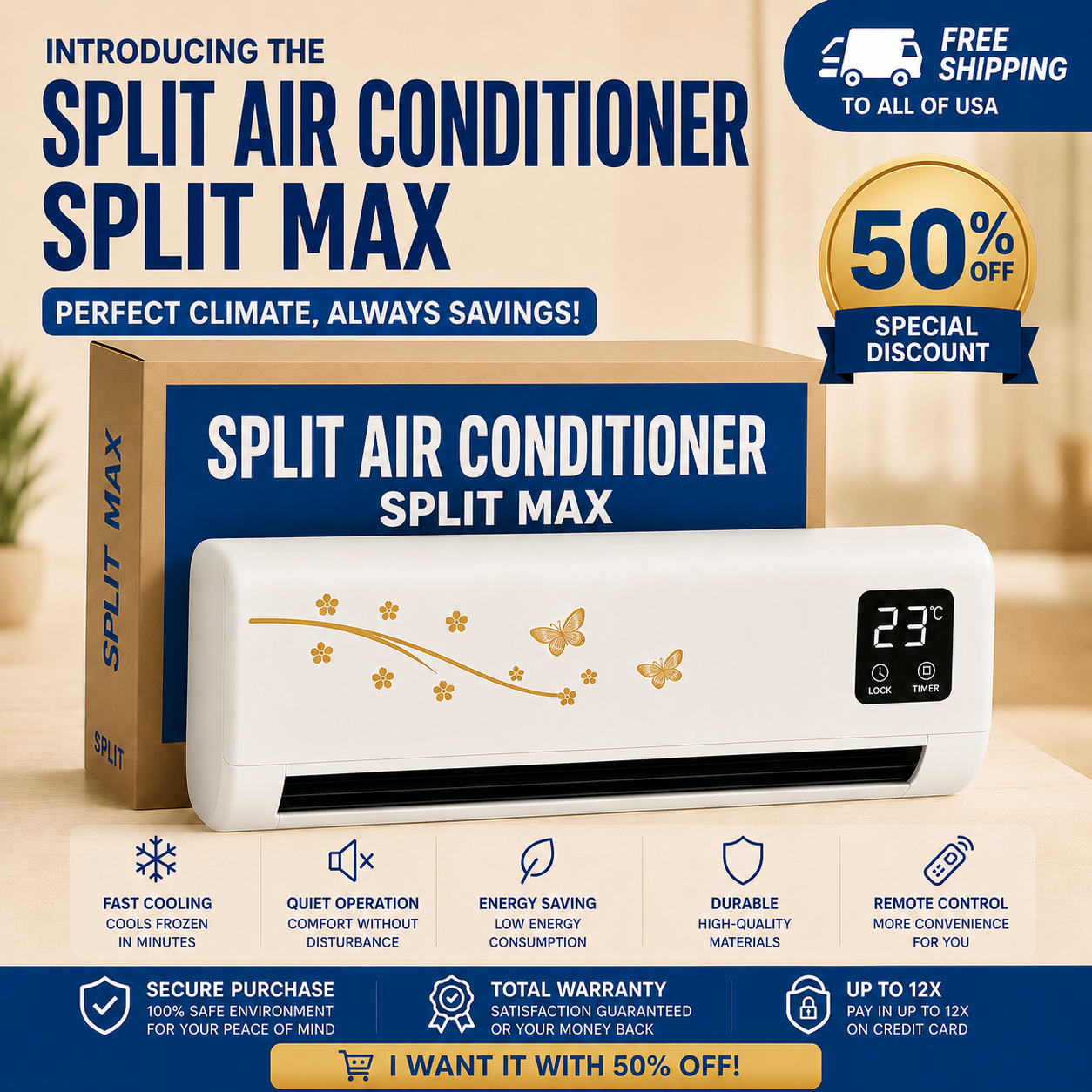SplitMax™ Inverter Portable Air Conditioner