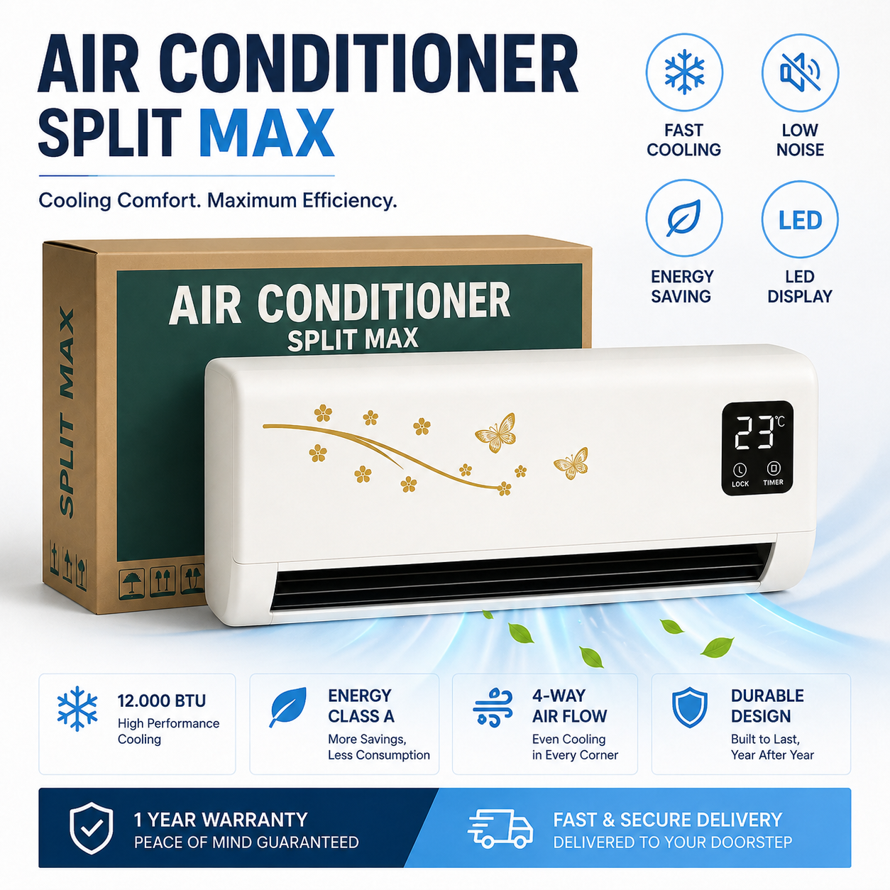 SplitMax™ Inverter Portable Air Conditioner