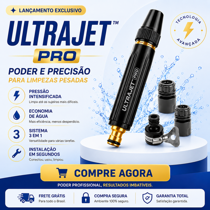 UltraJet™ Pro | Jato de Alta Pressão pra Limpeza Pesada