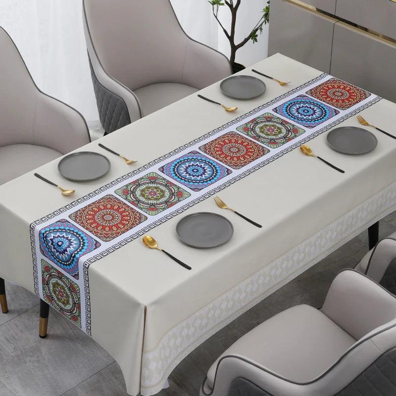 Toalha de Mesa Califórnia™ Decor / Beleza e Proteção Impermeável para o seu Lar!