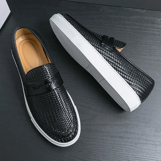 Mocassim Alessandro™ em Material Sintético Premium com Solado Leve / Conforto Inteligente para o Dia Inteiro