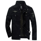 Jaqueta Masculina Jeans Inspirada no Exército Americano - Warmjeans / Jaqueta Tática Para Você Que Ama o Estilo Militar!