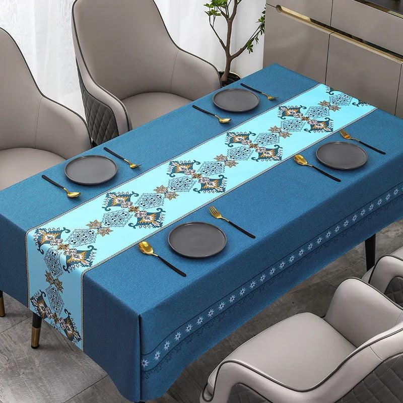 Toalha de Mesa Califórnia™ Decor / Beleza e Proteção Impermeável para o seu Lar!