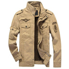 Jaqueta Masculina Jeans Inspirada no Exército Americano - Warmjeans / Jaqueta Tática Para Você Que Ama o Estilo Militar!