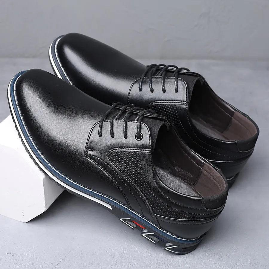 Sapato Masculino em Couro PU - Save Men  / Estilo e Conforto Unidos em Um só Sapato!