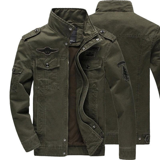 Jaqueta Masculina Jeans Inspirada no Exército Americano - Warmjeans / Jaqueta Tática Para Você Que Ama o Estilo Militar!