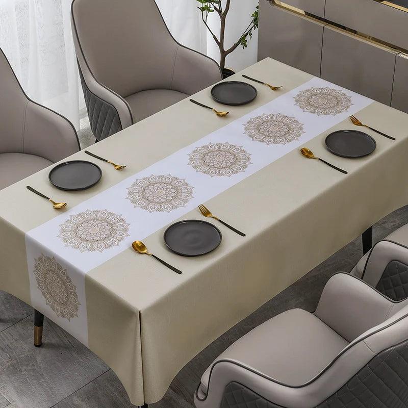 Toalha de Mesa Califórnia™ Decor / Beleza e Proteção Impermeável para o seu Lar!