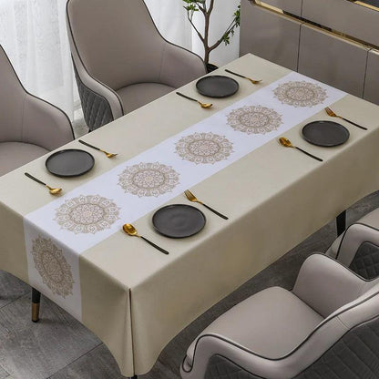 Toalha de Mesa Califórnia™ Decor / Beleza e Proteção Impermeável para o seu Lar!