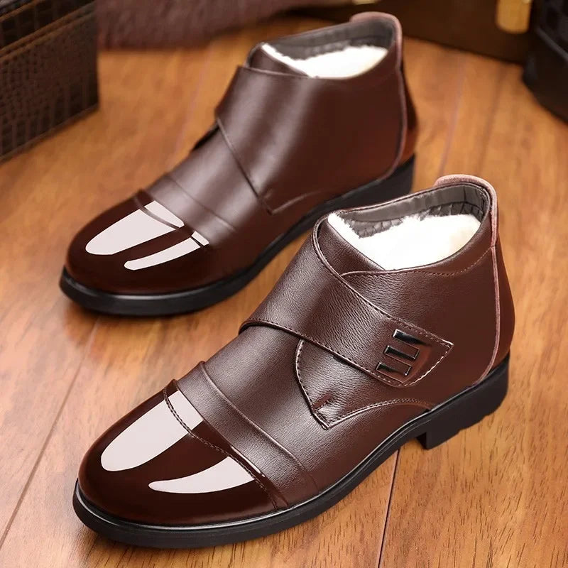 Bota Masculina Norvick™ com Forro Quente e Estrutura Reforçada / Estabilidade, Calor e Sofisticação Casual