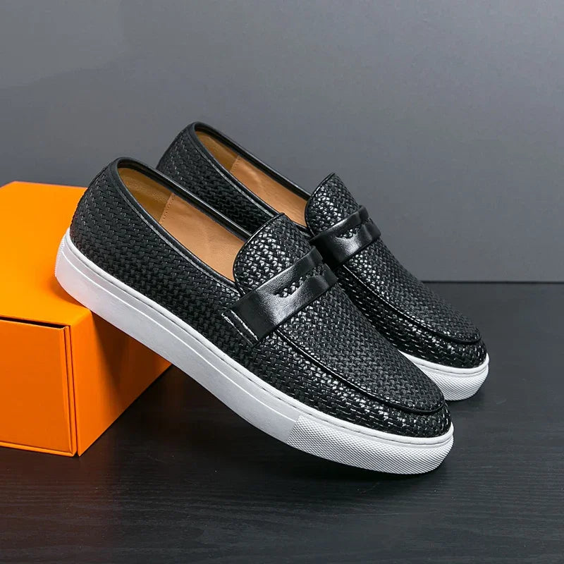 Mocassim Alessandro™ em Material Sintético Premium com Solado Leve / Conforto Inteligente para o Dia Inteiro