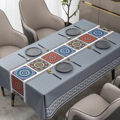 Toalha de Mesa Califórnia™ Decor / Beleza e Proteção Impermeável para o seu Lar!