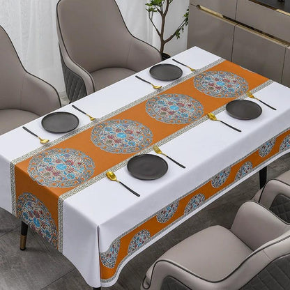 Toalha de Mesa Califórnia™ Decor / Beleza e Proteção Impermeável para o seu Lar!