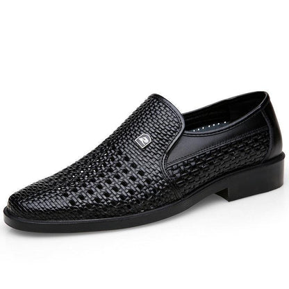 Sapato Social Imperium™ em Couro Texturizado Estilo Pele de Cobra  / Luxo e Conforto para Homens de Sucesso!
