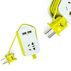 [Compre 1 e Leve 3] Adaptador de Tomada Modern Lar™ Compacto com USB / Praticidade e Conectividade para Viagens e Dia a Dia!