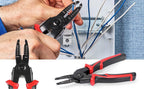 Alicate 5 em 1 em Aço - ForceOne/  5 Diferentes Pontas Para Todas as Tarefas Necessárias no Dia a Dia!  
