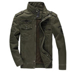 Jaqueta Masculina Jeans Inspirada no Exército Americano - Warmjeans / Jaqueta Tática Para Você Que Ama o Estilo Militar!
