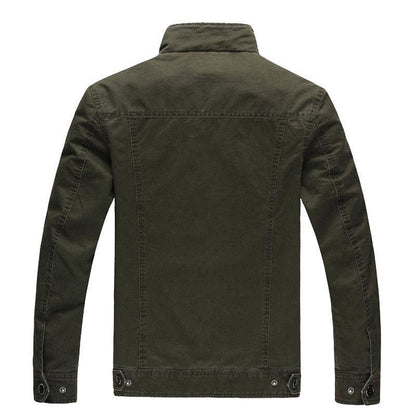 Jaqueta Masculina Jeans Inspirada no Exército Americano - Warmjeans / Jaqueta Tática Para Você Que Ama o Estilo Militar!