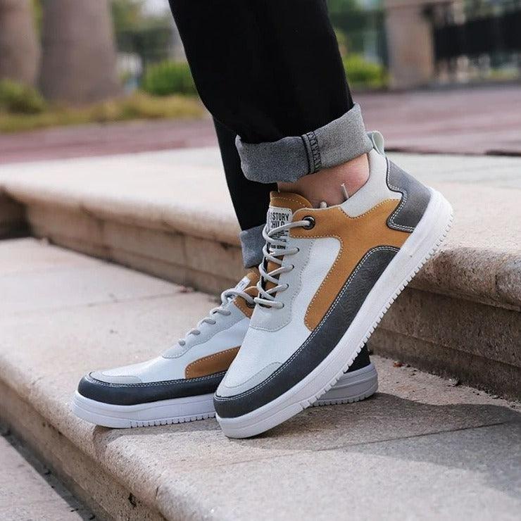 Tênis Casual Esporte Fino UrbanFlow™ / + De Brinde Pacote com 5 Pares de Meias Invisíveis