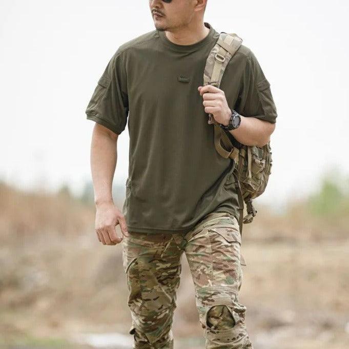 Camiseta Tática Militar Maverick™  / Uma mistura imbatível de conforto, funcionalidade e estilo!