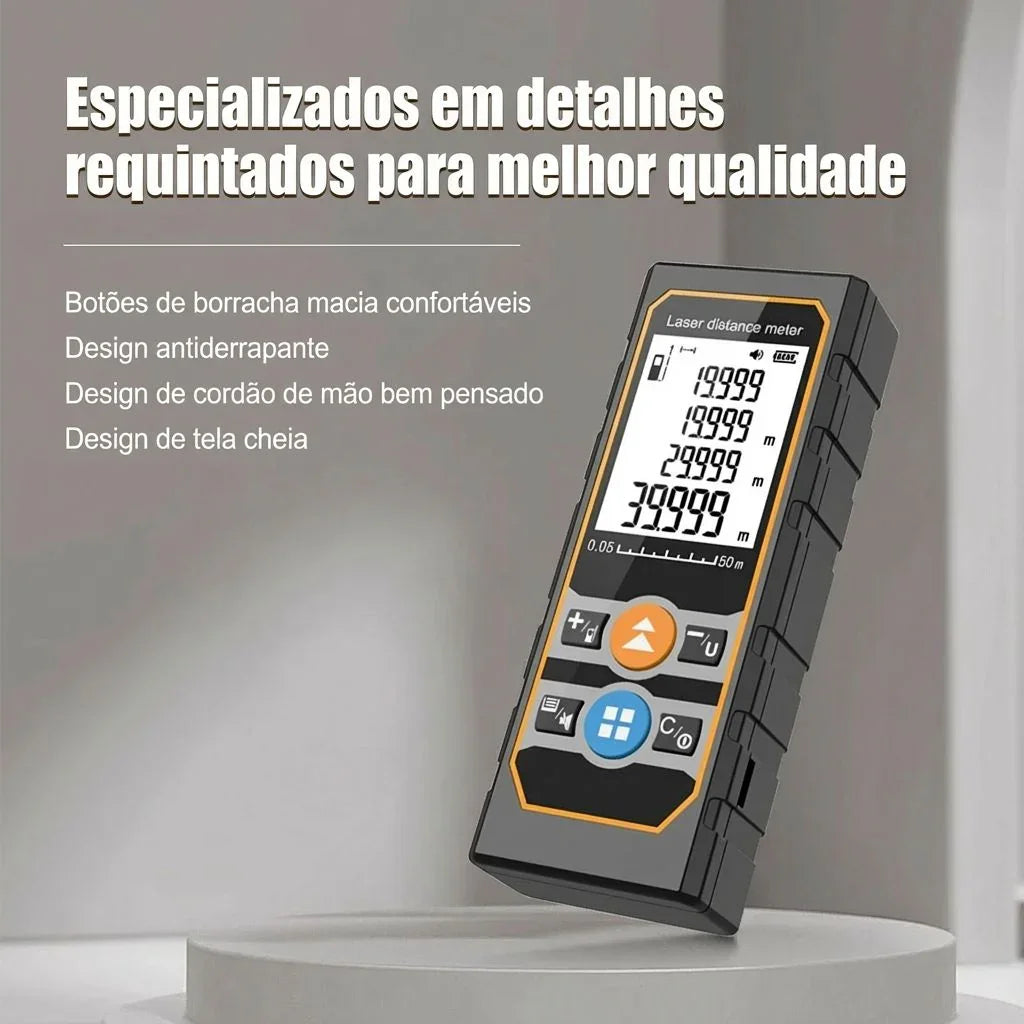 Trena a Laser de 40m Modern Lar™/ Medições Rápidas e Precisão
