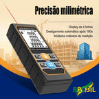 Trena a Laser de 40m Modern Lar™/ Medições Rápidas e Precisão