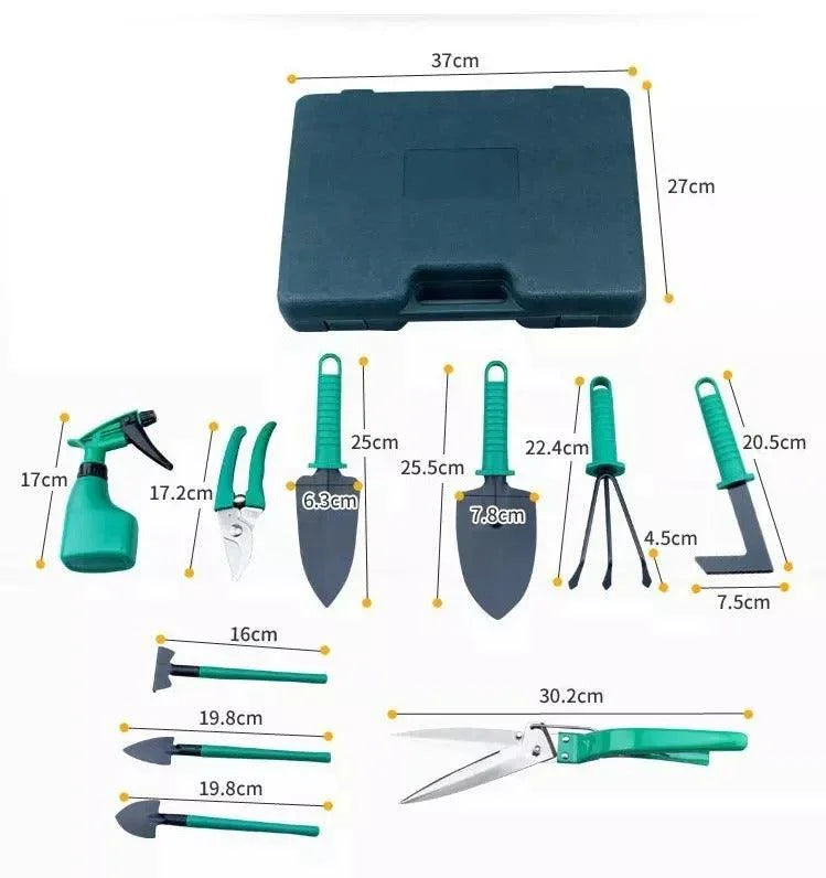 Kit para Jardinagem Avançada com Maleta + Luvas de Escavação de Brinde!
