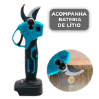 Tesoura de Poda Modern Lar™ com Lâmina SK5 e Motor Elétrico / Design Ergonômico para Cortes Limpos e Rápidos no Seu Jardim!